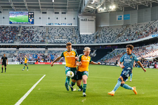 IFK Norrköpings Anton Eriksson och Daniel Fritz Eid