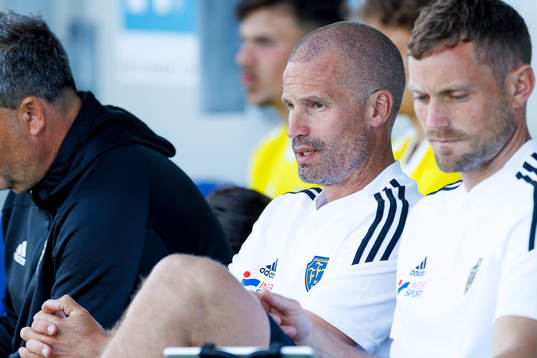 Falkenbergs tränare Christoffer Andersson