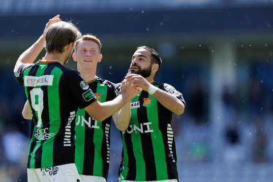 GAISs Gustav Lundgren, Julius Lindberg och Mervan Celik
