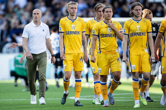 IFK Göteborgs tränare Jens Berthel Askou deppar