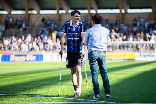 Sirius Jamie Roche och tränare Christer Mattiasson