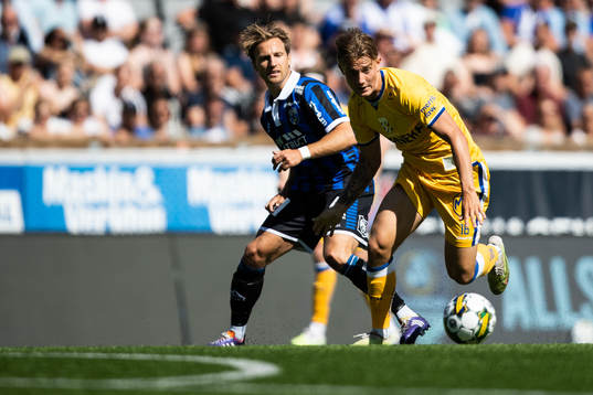 Sirius Daniel Stensson och IFK Göteborgs Linus Carlstrand