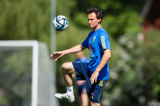 Hjalmar Ekdal of the Swedish national football team