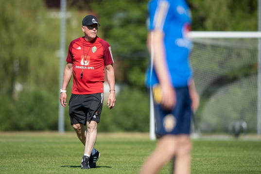 Head coach Janne Andersson of the Swedish national football