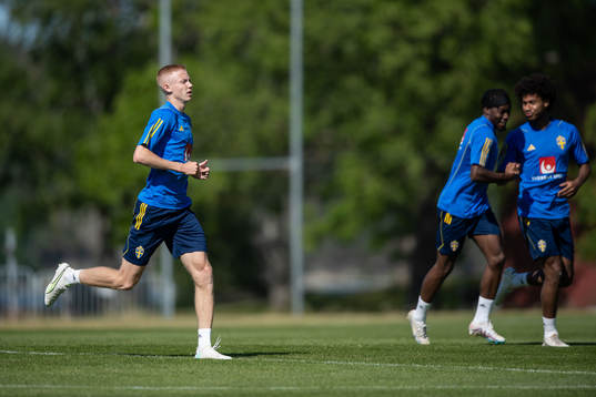 Hugo Larsson of the Swedish national football team