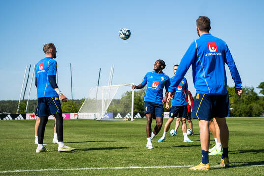 Anthony Elanga of the Swedish national football team