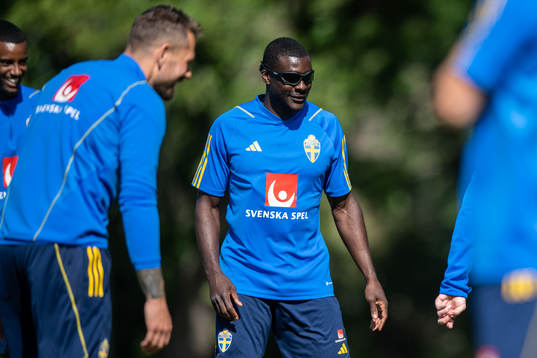 Ken Sema of the Swedish national football team