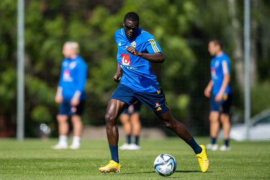 Ken Sema of the Swedish national football team