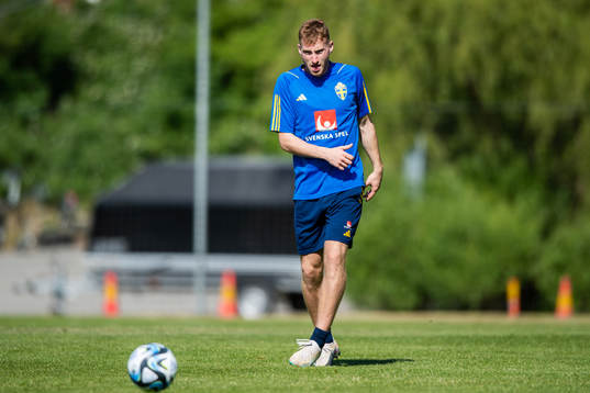 Dejan Kulusevski of the Swedish national football team