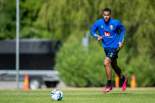 Robin Quaison of the Swedish national football team