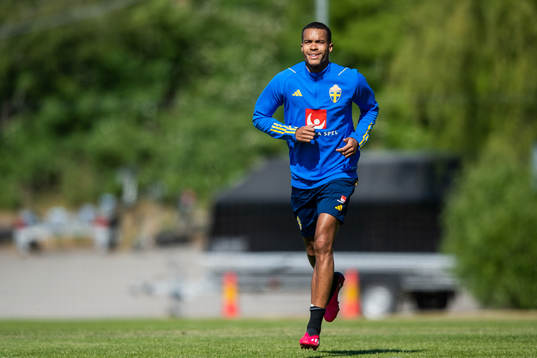 Robin Quaison of the Swedish national football team