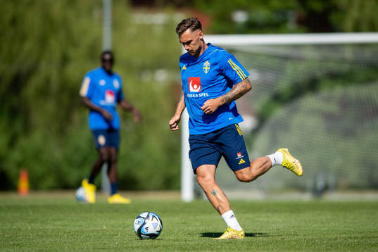 Linus Wahlqvist Egnell of the Swedish national football team