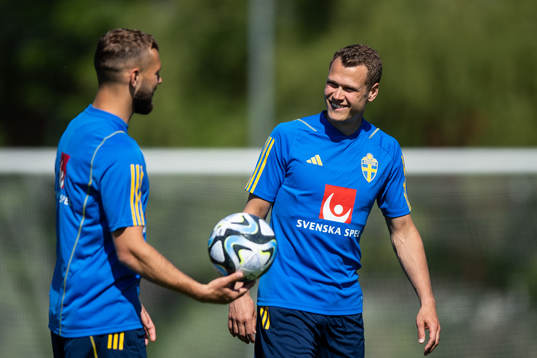 Jesper Karlström and Vktor Claesson of the Swedish