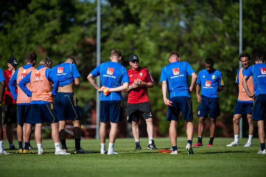 Head coach Janne Andersson of the Swedish national football
