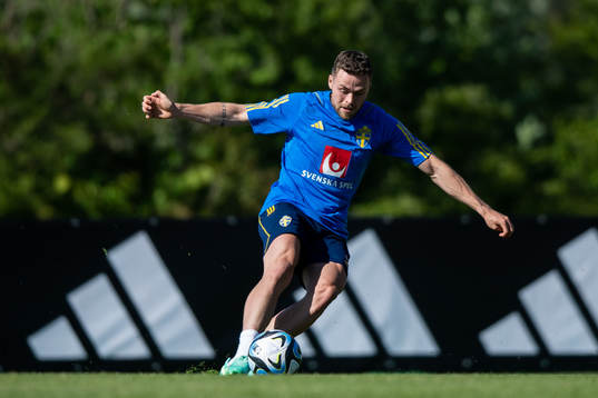 Gabriel Gudmundsson of the Swedish national football team