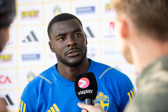 Ken Sema of the Swedish national football team
