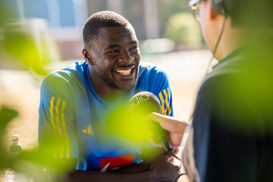 Ken Sema of the Swedish national football team