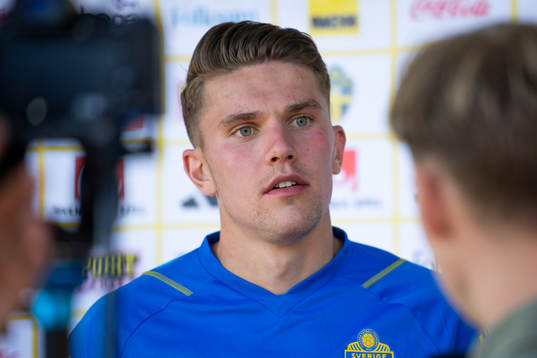 Viktor Gyökeres of the Swedish national football team