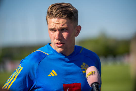 Viktor Gyökeres of the Swedish national football team
