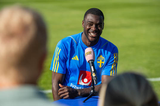 Ken Sema of the Swedish national football team