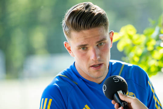 Viktor Gyökeres of the Swedish national football team