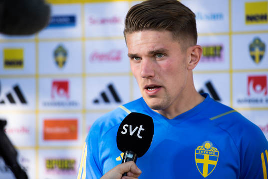 Viktor Gyökeres of the Swedish national football team