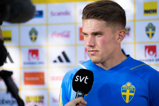 Viktor Gyökeres of the Swedish national football team