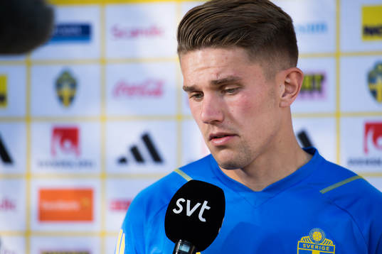 Viktor Gyökeres of the Swedish national football team
