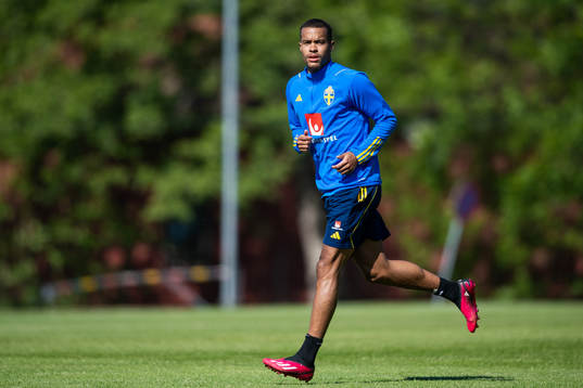 Robin Quaison of the Swedish national football team