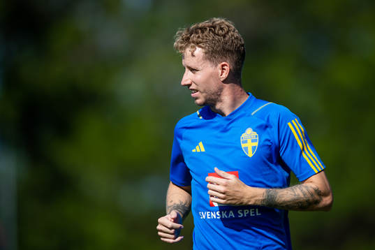 Samuel Gustafson of the Swedish national football team