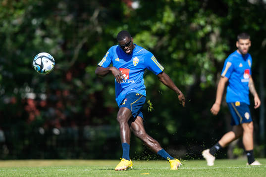 Ken Sema of the Swedish national football team