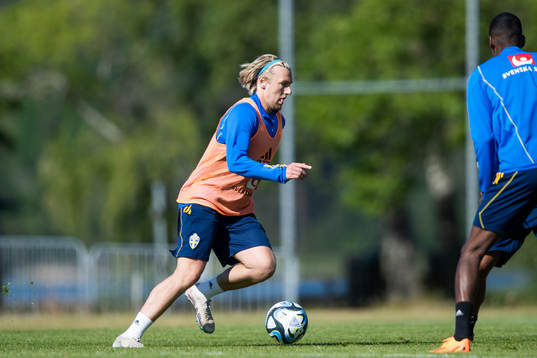 Emil Forsberg of the Swedish national football team