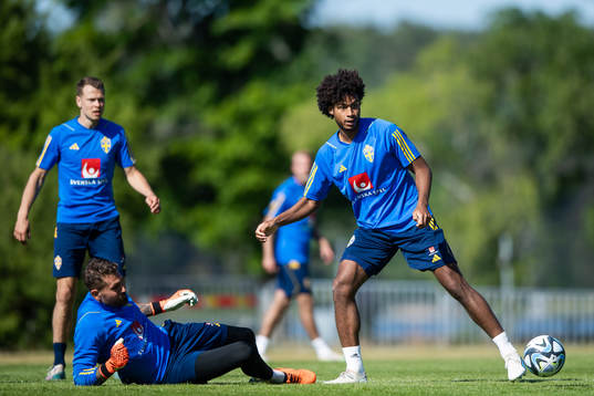Marcus Rohdén and Jens Cajuste of the Swedish national