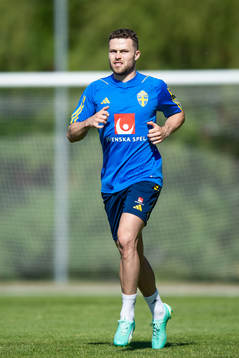 Gabriel Gudmundsson of the Swedish national football team