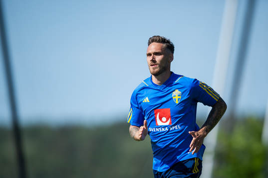 Linus Wahlqvist Egnell of the Swedish national football team
