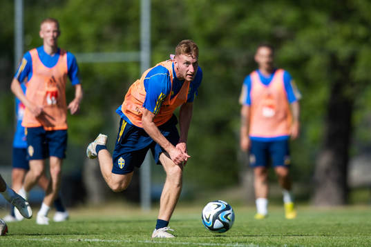 Dejan Kulusevski of the Swedish national football team