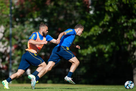 Jesper Karlström and Viktor Claesson of the Swedish