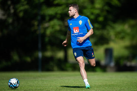 Gabriel Gudmundsson of the Swedish national football team