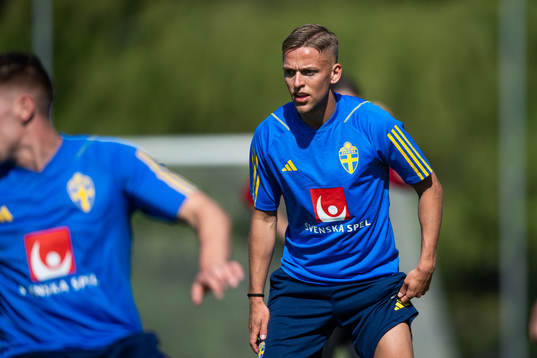 Jesper Karlsson of the Swedish national football team