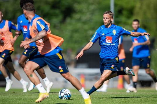 Jesper Karlsson of the Swedish national football team