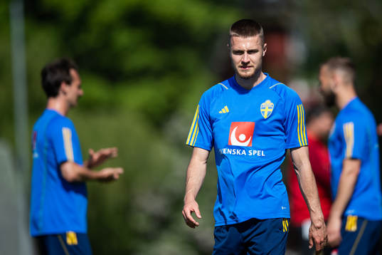 Mattias Svanberg of the Swedish national football team