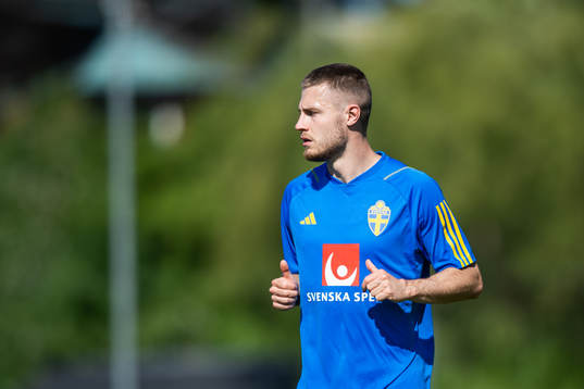 Mattias Svanberg of the Swedish national football team