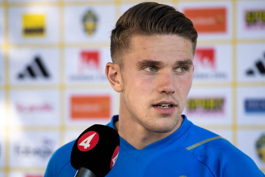 Viktor Gyökeres of the Swedish national football team