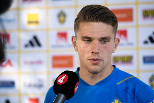 Viktor Gyökeres of the Swedish national football team
