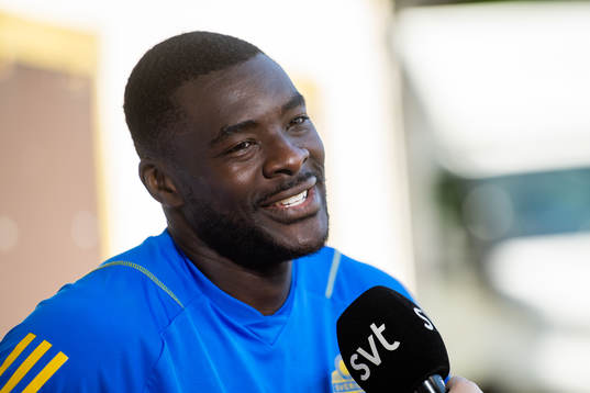 Ken Sema of the Swedish national football team