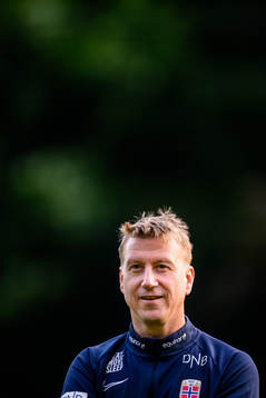 Head coach Leif Gunnar Smerud of the Norwegian Under-21