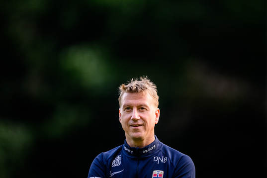 Head coach Leif Gunnar Smerud of the Norwegian Under-21
