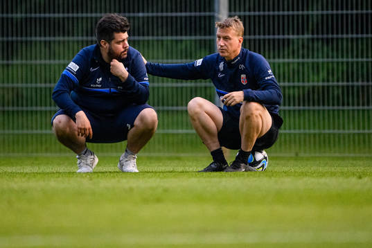 Analytics Eirik Kolstad and head coach Leif Gunnar Smerud
