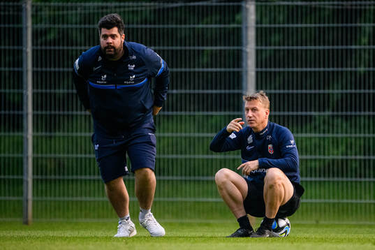 Analytics Eirik Kolstad and head coach Leif Gunnar Smerud