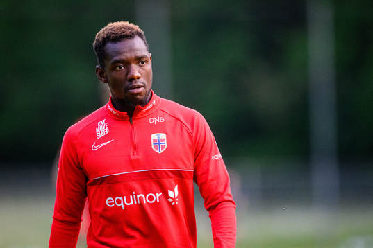 Joshua Kitolano of the Norwegian Under-21 national football